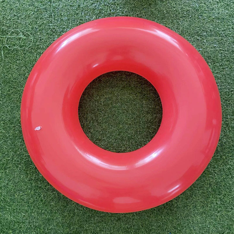 Naduvni plivački prsten - ekološki PVC; debljina 0,18 mm; jednobojni uzorak; pogodan za plivanje i hodanje u plitkoj vodi