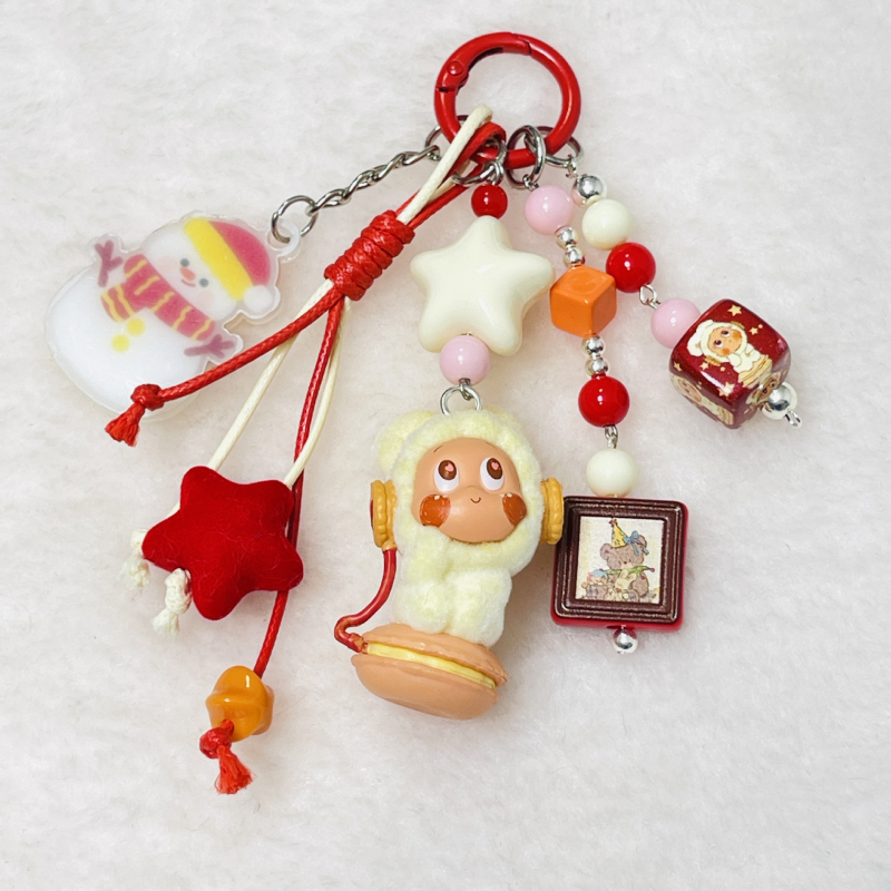 Telefona karājošs rotājums – akrils, zodiaka raksts, karikatūru stils, 2025. ziemā, pielāgojams