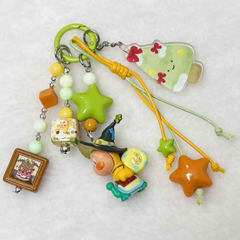 Telefona karājošs rotājums – akrils, zodiaka raksts, karikatūru stils, 2025. ziemā, pielāgojams