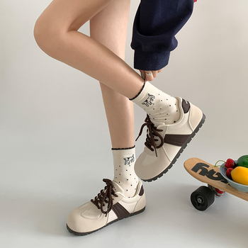 Naiste kanvasjalanõud, kerged ja hingavad, PU ülemine, kummist tald, madal kõrgus, nööriga kinnituv