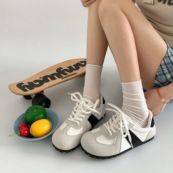 Naiste kanvasjalanõud, kerged ja hingavad, PU ülemine, kummist tald, madal kõrgus, nööriga kinnituv