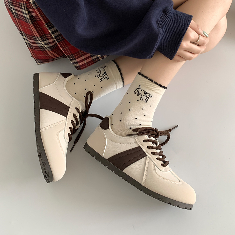 Naiste kanvasjalanõud, kerged ja hingavad, PU ülemine, kummist tald, madal kõrgus, nööriga kinnituv