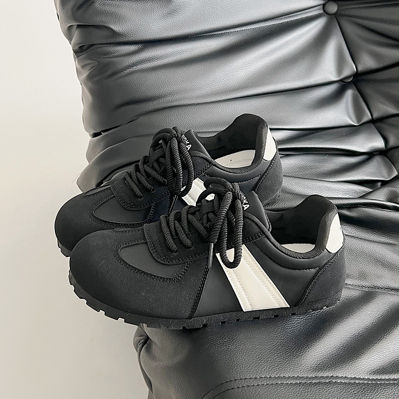 Naiste kanvasjalanõud, kerged ja hingavad, PU ülemine, kummist tald, madal kõrgus, nööriga kinnituv