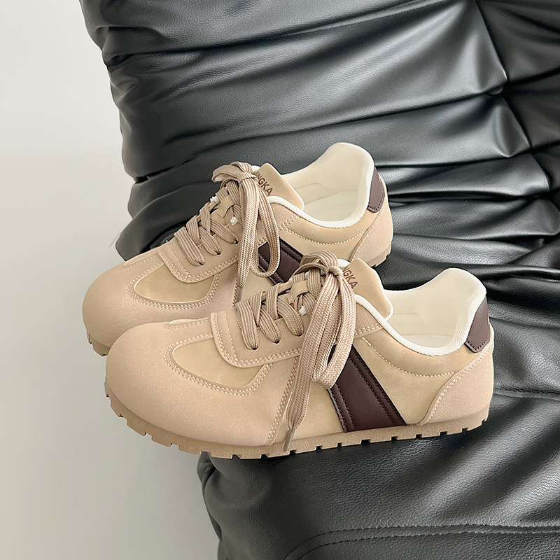 Naiste kanvasjalanõud, kerged ja hingavad, PU ülemine, kummist tald, madal kõrgus, nööriga kinnituv