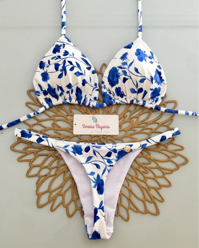 Dvije komadi bikini s napunjenim trokutastim gornjim dijelom, prugasti uzorak, uski kroj, poliester, za žene