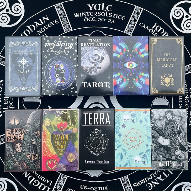 Tarot karta, Marka 121, papir, karta za društvenu igru, pakiranje: šarena kutija
