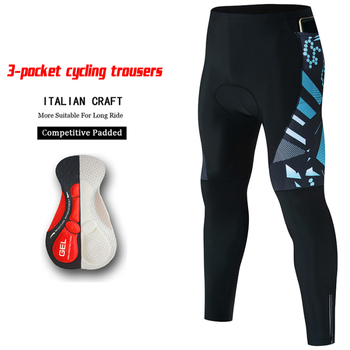 Vīriešu velosporta bikses no Lycra, ātri žūstošas, mitruma vadīšana, saules aizsardzība, elpojošas, pavasara braucieniem pa šosejas un kalnu velosipēdu.