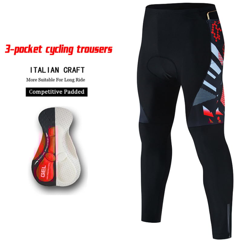 Vīriešu velosporta bikses no Lycra, ātri žūstošas, mitruma vadīšana, saules aizsardzība, elpojošas, pavasara braucieniem pa šosejas un kalnu velosipēdu.