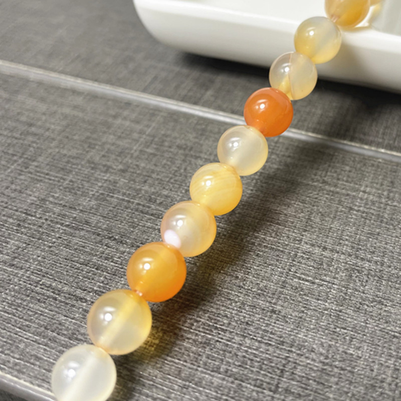 Agatne kružne perle za DIY nakit, materijal: agat; tip perle: kružni; sezona izlaska: proljeće 2025