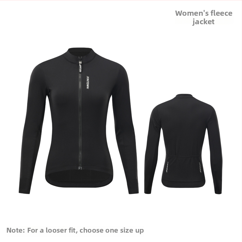 Xintown Universālais viegls flīsa velosipēdu tops ar drukātu rakstu – mitrumu vadīšana, pavasaris