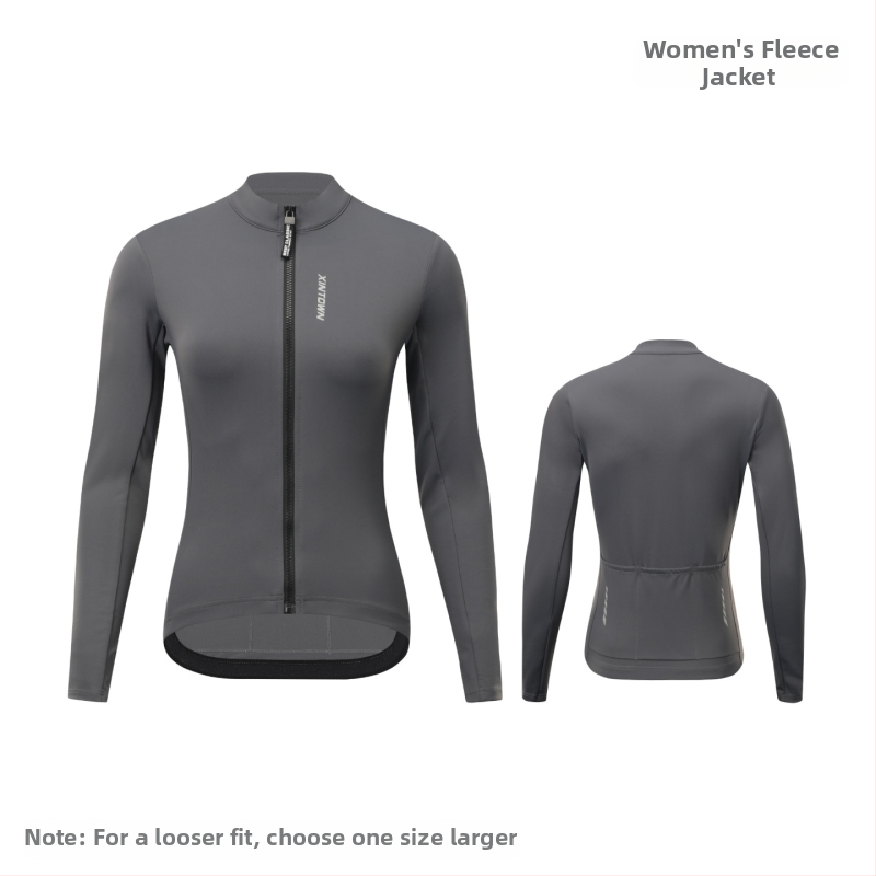 Xintown Universālais viegls flīsa velosipēdu tops ar drukātu rakstu – mitrumu vadīšana, pavasaris