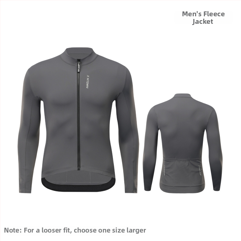 Xintown Universālais viegls flīsa velosipēdu tops ar drukātu rakstu – mitrumu vadīšana, pavasaris