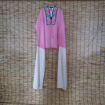 Kanfei Pekinas operas tērps repetīcijām, universāls, Chenille audums, Spandex-Poliesteru maisījums, pavasaris 2025, ar mīkstiem piedurknēm