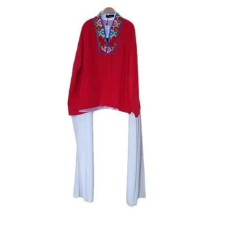 Kanfei Pekinas operas tērps repetīcijām, universāls, Chenille audums, Spandex-Poliesteru maisījums, pavasaris 2025, ar mīkstiem piedurknēm