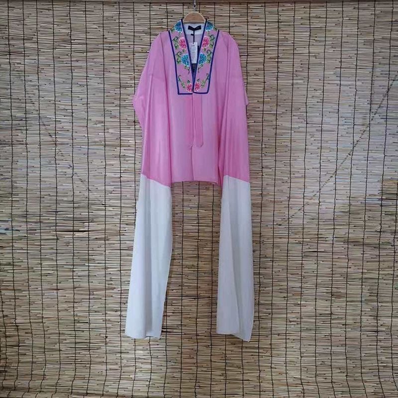 Kanfei Pekinas operas tērps repetīcijām, universāls, Chenille audums, Spandex-Poliesteru maisījums, pavasaris 2025, ar mīkstiem piedurknēm