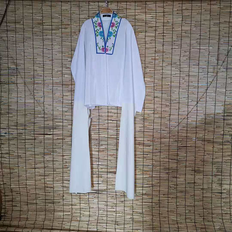 Kanfei Pekinas operas tērps repetīcijām, universāls, Chenille audums, Spandex-Poliesteru maisījums, pavasaris 2025, ar mīkstiem piedurknēm