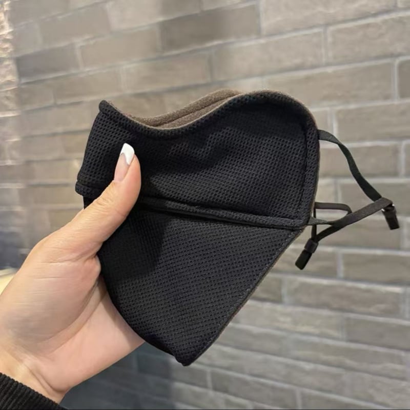 Θερμή μάσκα προσώπου με γάντζο για το αυτί — Unisex, αντιρύπους, αναπνέουσα, σεζόν φθινοπωρινή/χειμερινή (Unisex; Γάντζος για το αυτί; Αντιρύπους; Αναπνεύσιμη; Σεζόν: Φθινόπωρο/Χειμώνας)