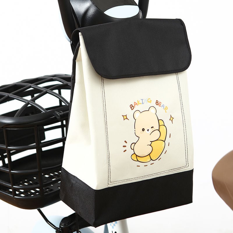 Vodootporna prednja torba za skladištenje za električne skutere, poliester, univerzalna kompatibilnost, velika zapremina