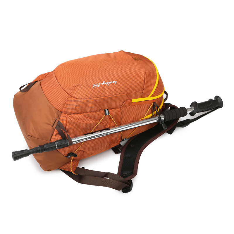 Unisex neilona kalnu mugursoma – ūdensnecaurlaidīga, elpojoša, krāsu saskaņošanas dizains, piemērota pārgājieniem, teltu nometām un izjādēm