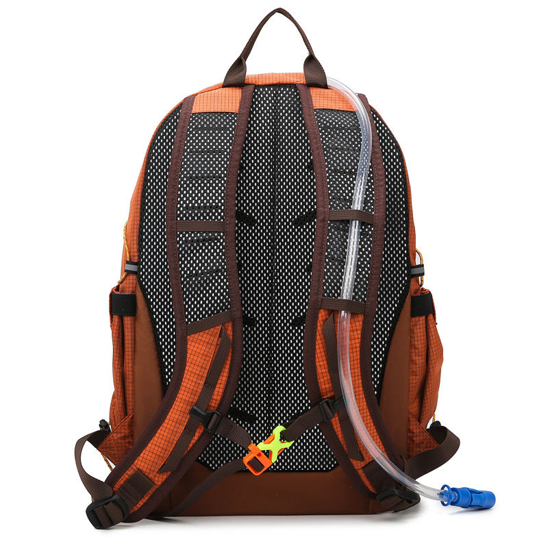 Unisex neilona kalnu mugursoma – ūdensnecaurlaidīga, elpojoša, krāsu saskaņošanas dizains, piemērota pārgājieniem, teltu nometām un izjādēm