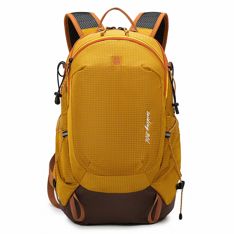 Unisex neilona kalnu mugursoma – ūdensnecaurlaidīga, elpojoša, krāsu saskaņošanas dizains, piemērota pārgājieniem, teltu nometām un izjādēm