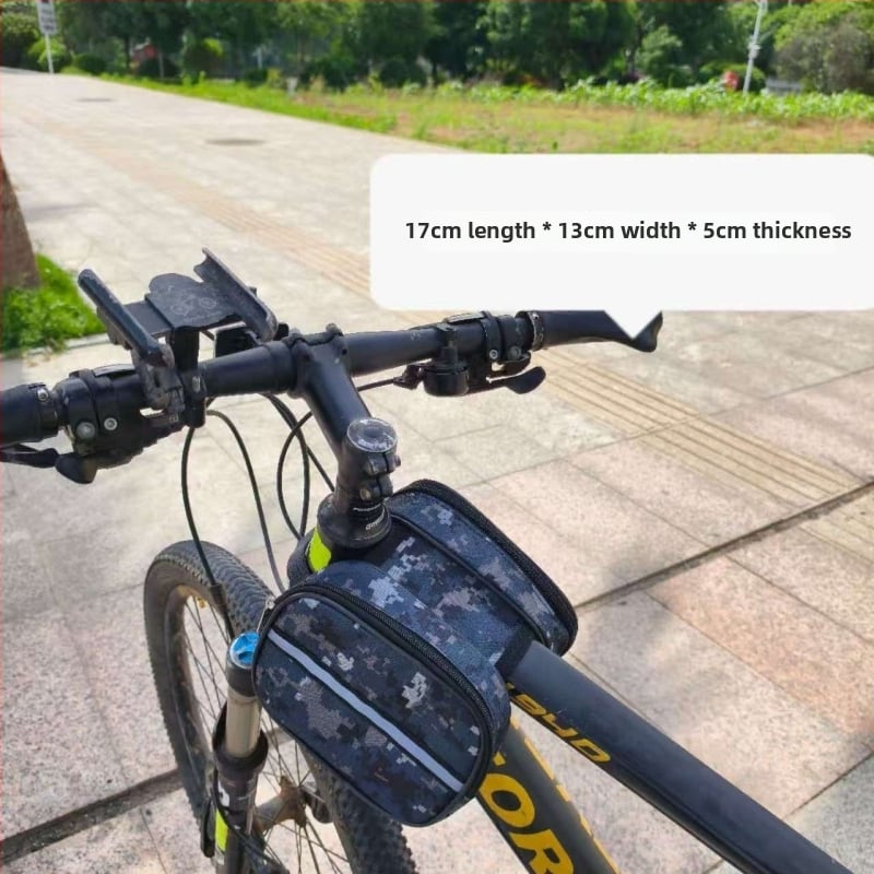 Τσαντα frame ποδηλάτου για βουνό/δρομικό με θήκη κινητού στον άνω σωλήνα και θήκη σέλας