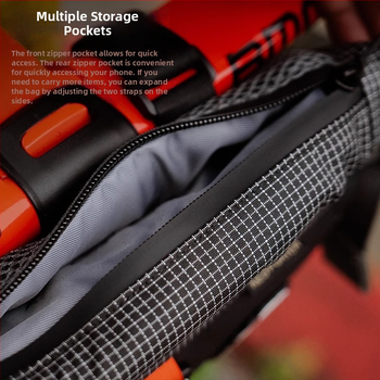 Τσαντάκι τιμονιού ποδηλάτου — αδιάβροχο, νάιλον, χωρητικότητας 3.0 L, μοντέλο AB3, για ορεινά ποδήλατα