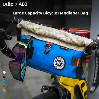 Τσαντάκι τιμονιού ποδηλάτου — αδιάβροχο, νάιλον, χωρητικότητας 3.0 L, μοντέλο AB3, για ορεινά ποδήλατα