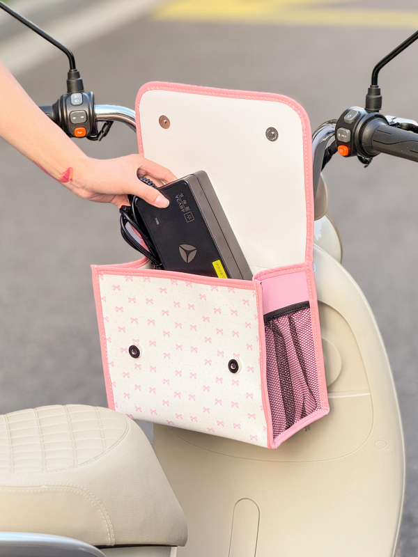 Δερμάτινη μπροστινή κρεμάμενη τσάντα ποδηλάτου Zaowu για ηλεκτρικά οχήματα, χωρητικότητα 3, μοντέλο 784985165