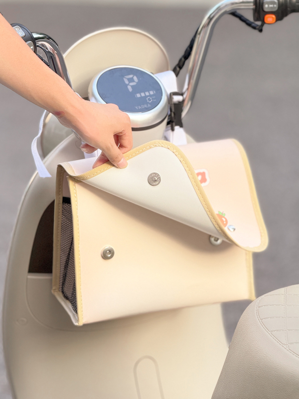 Δερμάτινη μπροστινή κρεμάμενη τσάντα ποδηλάτου Zaowu για ηλεκτρικά οχήματα, χωρητικότητα 3, μοντέλο 784985165