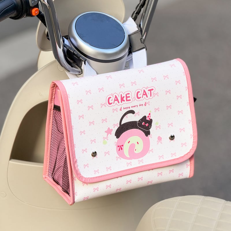 Δερμάτινη μπροστινή κρεμάμενη τσάντα ποδηλάτου Zaowu για ηλεκτρικά οχήματα, χωρητικότητα 3, μοντέλο 784985165