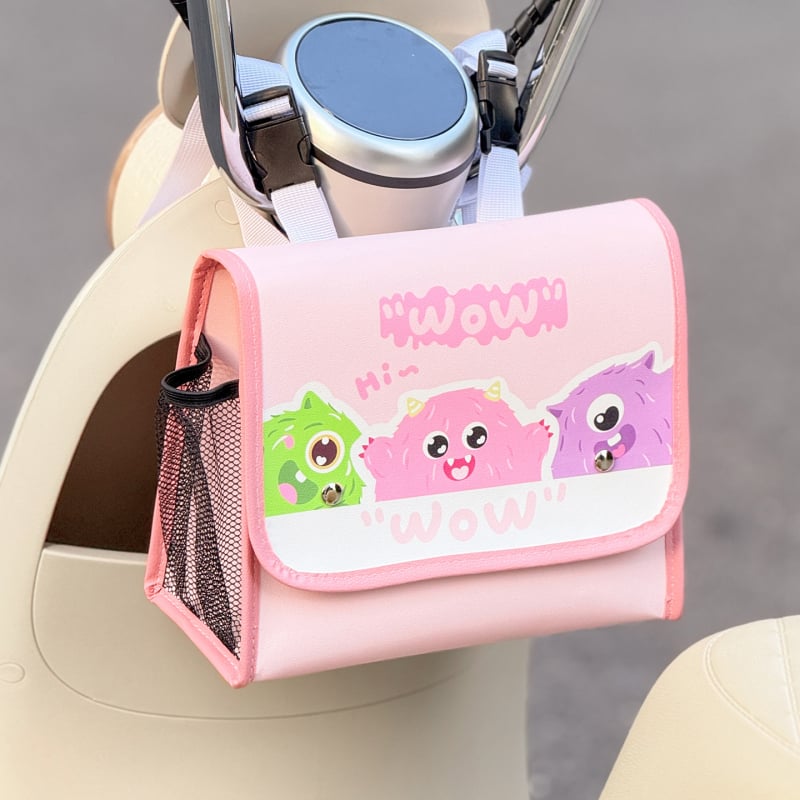 Δερμάτινη μπροστινή κρεμάμενη τσάντα ποδηλάτου Zaowu για ηλεκτρικά οχήματα, χωρητικότητα 3, μοντέλο 784985165