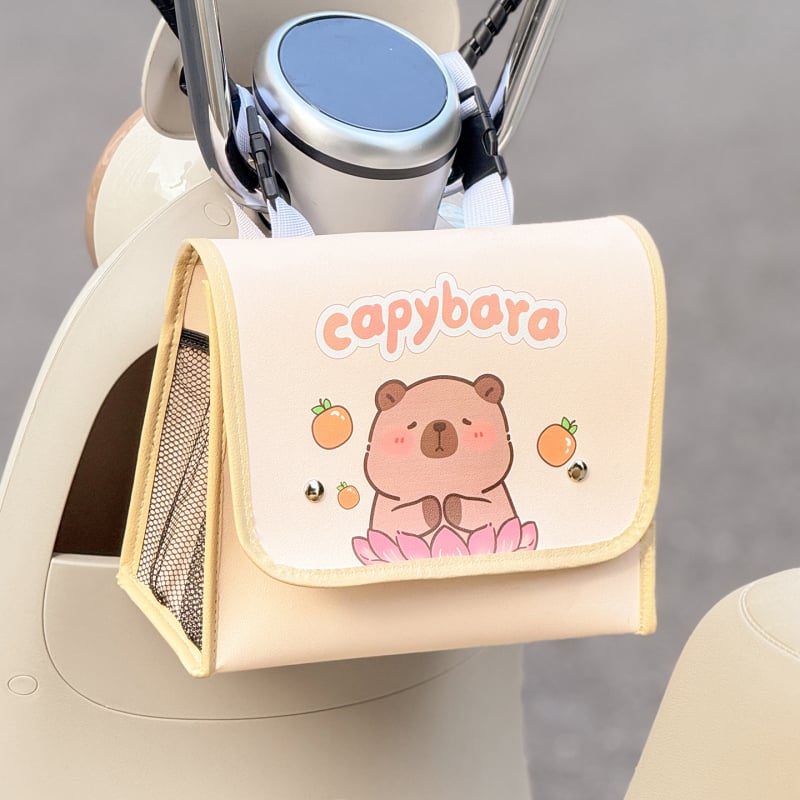 Δερμάτινη μπροστινή κρεμάμενη τσάντα ποδηλάτου Zaowu για ηλεκτρικά οχήματα, χωρητικότητα 3, μοντέλο 784985165