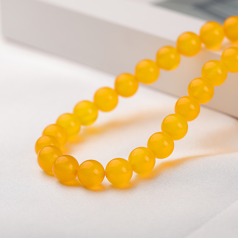 Crvene ahatove dugačke perle za DIY nakit – ručno izrađeni dodaci za perle, bubnjaste perle, slobodne okrugle perle 10 mm, poluproizvodi