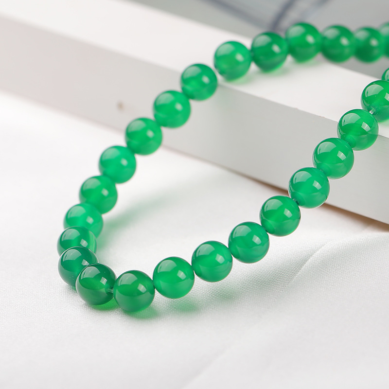 Crvene ahatove dugačke perle za DIY nakit – ručno izrađeni dodaci za perle, bubnjaste perle, slobodne okrugle perle 10 mm, poluproizvodi