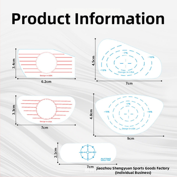 Γκολφ Αυτοκόλλητα Κρούσης – Εργαλείο Πρακτικής Θέσης Χτυπήματος (Wood, Iron, Putter) – Υλικό: Αυτοκόλλητο; Αξεσουάρ Γκολφ