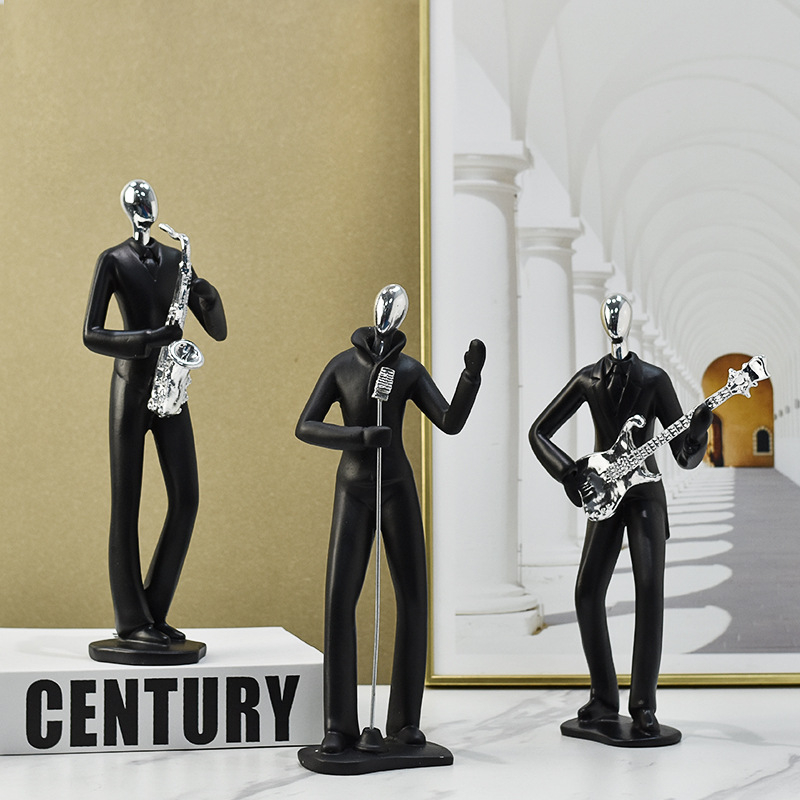 Nordijski minimalistički set figurica likova za dnevni boravak i hodnik — smola, moderni stil, Zhongtuo (Kategorija: Likovi)