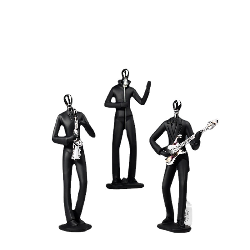 Nordijski minimalistički set figurica likova za dnevni boravak i hodnik — smola, moderni stil, Zhongtuo (Kategorija: Likovi)