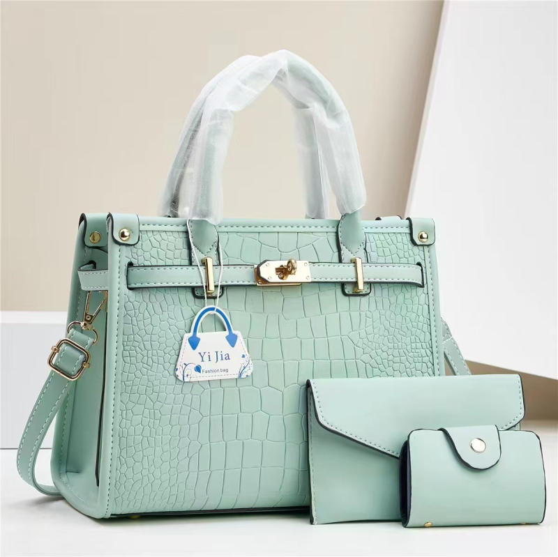 Macaron trodjelni set torbi za žene: moderan, minimalističan, velik kapacitet, za rame i crossbody