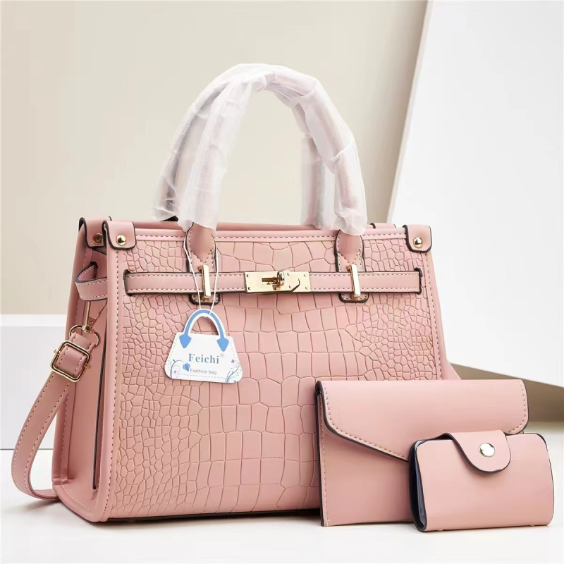 Macaron trodjelni set torbi za žene: moderan, minimalističan, velik kapacitet, za rame i crossbody