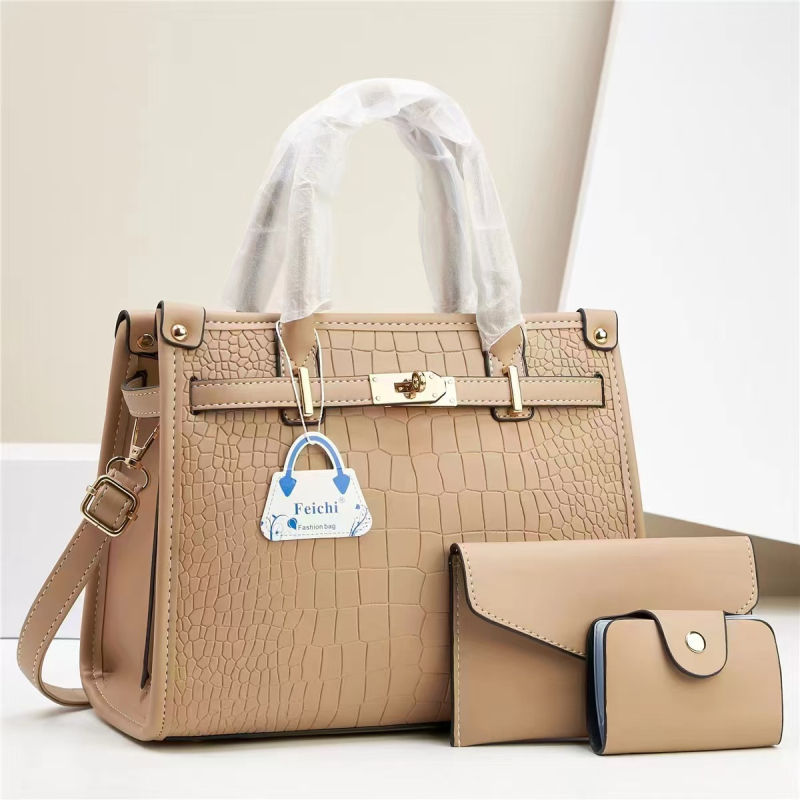 Macaron trodjelni set torbi za žene: moderan, minimalističan, velik kapacitet, za rame i crossbody