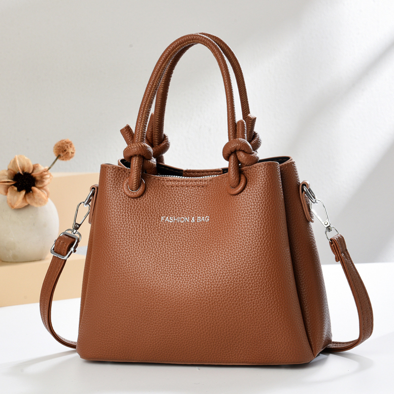 Ženska PU crossbody torba — gradska jednostavnost, horizontalni kvadratni oblik, zatvaranje na zip, unutarnja džep sa zipom, podstava od poliestera
