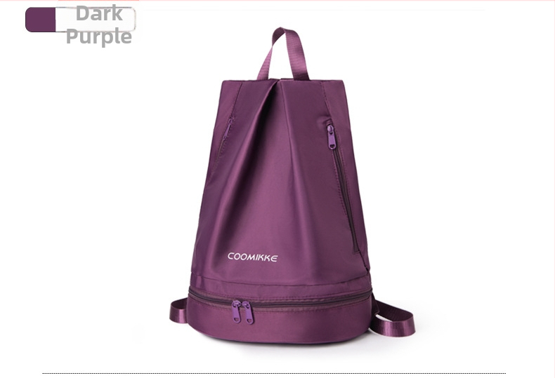 Sportinė kelioninė kuprinė su sausų ir šlapių atskyrimu ir batų skyriumi, Oxford audinys, kvėpuojanti, atspari vandeniui ir dėvėjimui