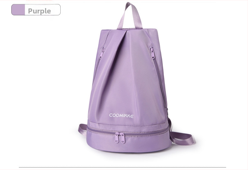 Sportinė kelioninė kuprinė su sausų ir šlapių atskyrimu ir batų skyriumi, Oxford audinys, kvėpuojanti, atspari vandeniui ir dėvėjimui