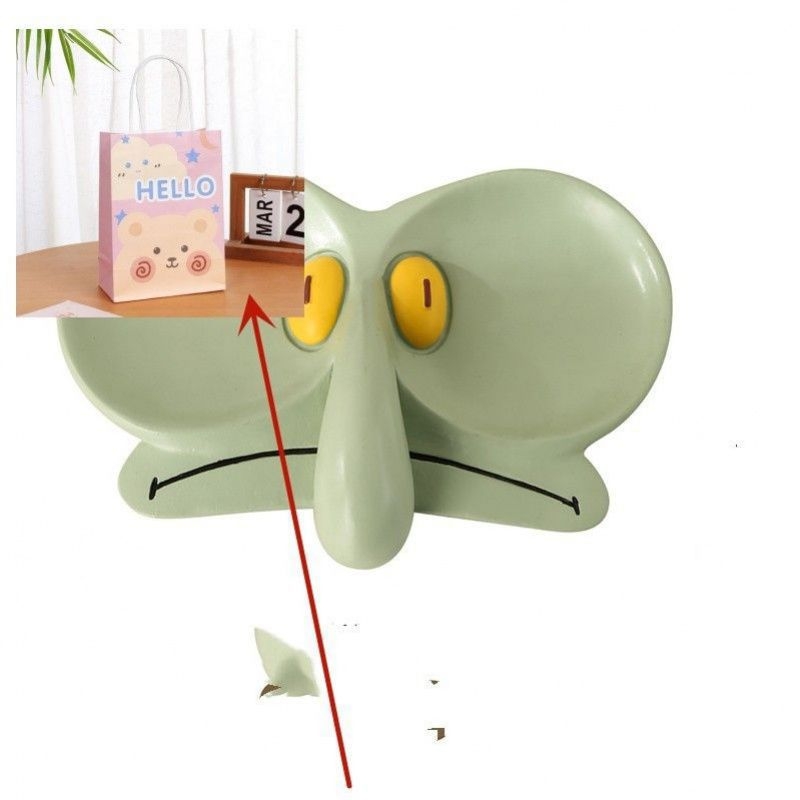 Biroja galda dekors ar brillēm turētāju, sveķi, nordiskais stils, injekcijas liešana, preces kods 6rF2WC7F