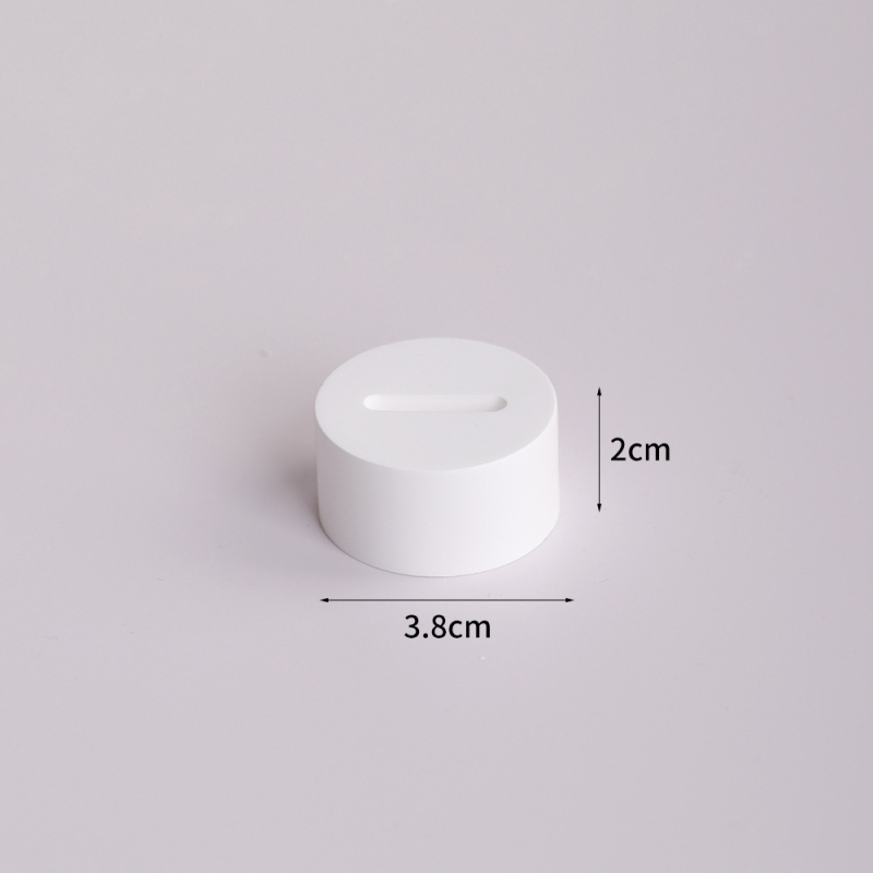 Stalak za prstenje od gipsa, jednostupanjski, nordijski stil, ručna izrada