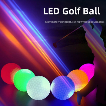 GOG Golf LED φώτιστη μπάλα – σιλικόνη, διπλού επιπέδου, αξεσουάρ γκολφ, δυνατότητα εκτύπωσης λογοτύπου
