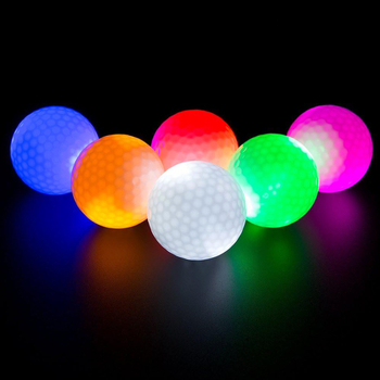 GOG Golf LED φώτιστη μπάλα – σιλικόνη, διπλού επιπέδου, αξεσουάρ γκολφ, δυνατότητα εκτύπωσης λογοτύπου