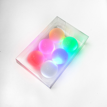 GOG Golf LED φώτιστη μπάλα – σιλικόνη, διπλού επιπέδου, αξεσουάρ γκολφ, δυνατότητα εκτύπωσης λογοτύπου