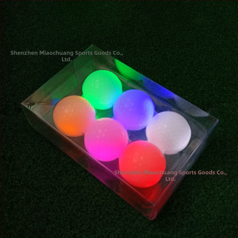 GOG Golf LED φώτιστη μπάλα – σιλικόνη, διπλού επιπέδου, αξεσουάρ γκολφ, δυνατότητα εκτύπωσης λογοτύπου